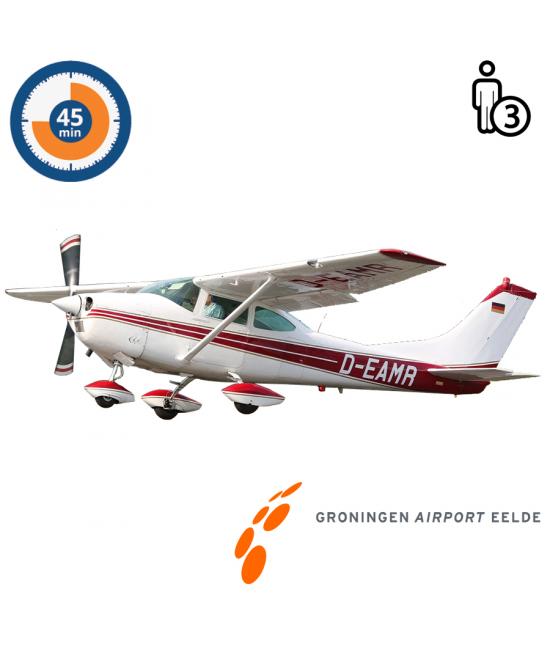 Proefles | Vliegles | Rondvlucht Cessna 182 Skylane Groningen Airport Eelde (45 minuten) Proefles | Vliegles | Rondvlucht Cessna 182 Skylane Groningen Airport Eelde (45 minuten)